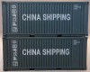 Set of 2 20' Containers "China Shipping"